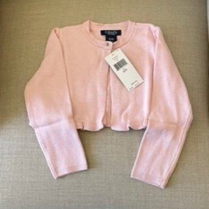 Chaps Toddler Girl Pink Cardigan Sweater